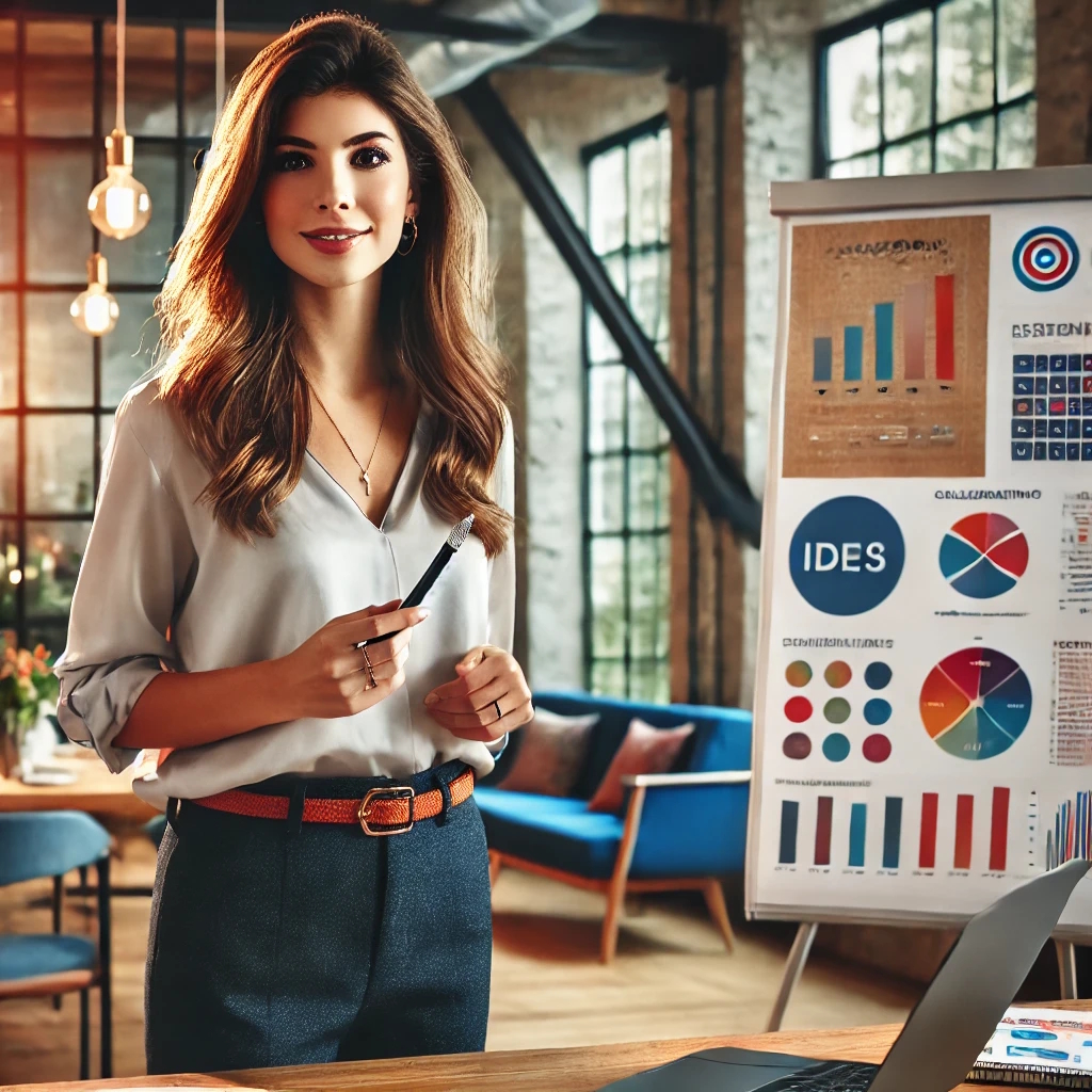 Female Marketing Executive